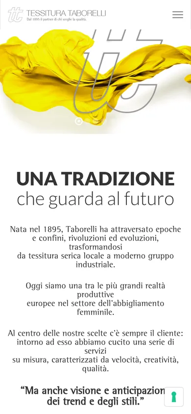 La prima schermata della home di oggi sul telefono, dopo aver chiuso il banner dei cookie